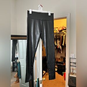 Amazon Faux Leather Black Leggings